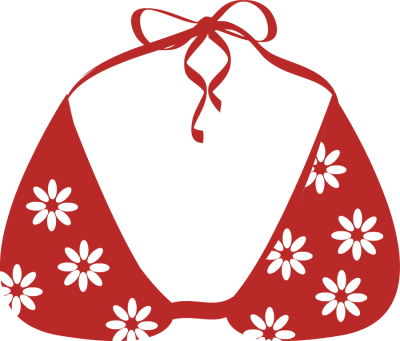 Bikini Clipart Transparent - Bikini Top Clipart Transparent (400x341), Png Download