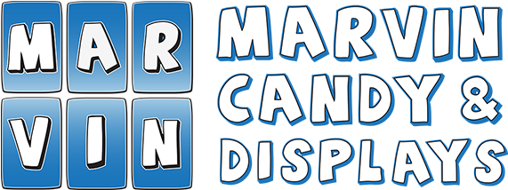 Marvin Candy & Displays - Albanese (610x215), Png Download