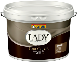 Lady Pure Color, 5 Liter, Hvid - Jotun Matt Maling (350x350), Png Download