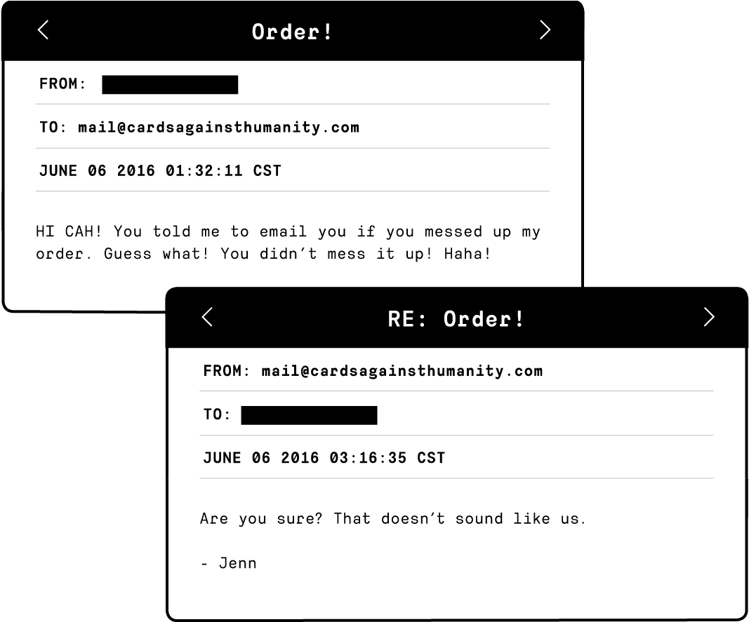 To Give You An Idea Of What You'll Be Doing, Here Are - Cards Against Humanity (1440x908), Png Download