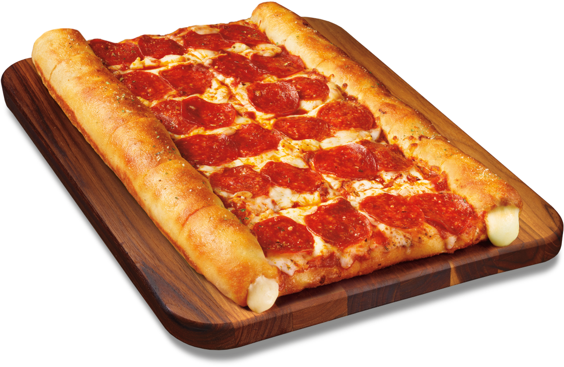 Deep Dish Pepperoni Pizza With Mozzarella Stuffed Crust - Cici's Pizza Deep Dish (1538x776), Png Download