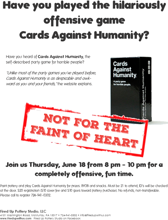 Cards Against Humanity Game Night - Cards Against Humanity: Australian Edition (568x759), Png Download