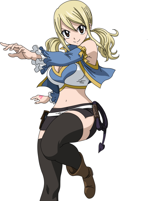 1- Lucy's Personality - Fairy Tail 2 Dvd: Box 1 (500x677), Png Download