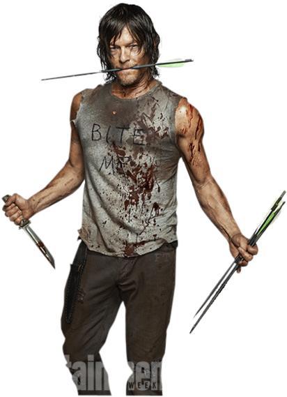 Share This Image - Daryl - Bite Me (450x600), Png Download