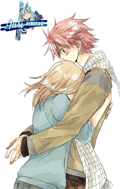 Clip Art Royalty Free Dragneel And Lucy Heartfilia - Nalu Fairy Tail (520x815), Png Download