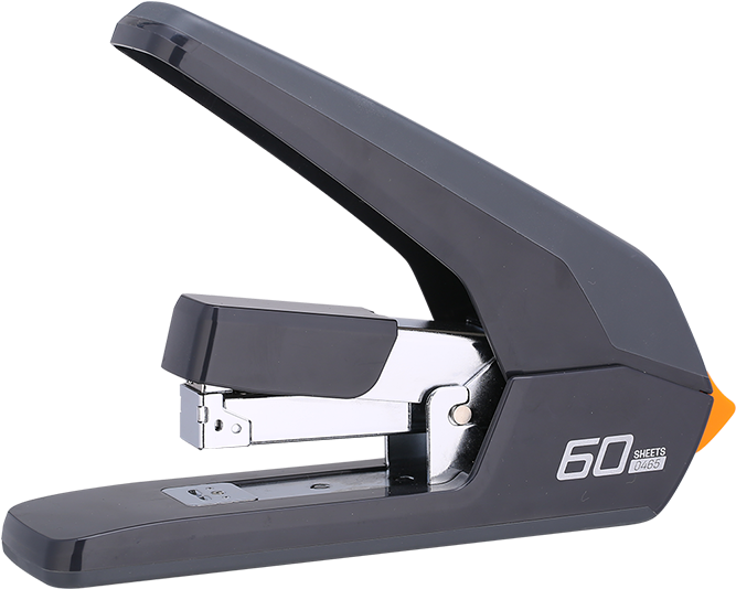 E0465 Black Effortless Heavy-duty Stapler 60sheets (800x800), Png Download