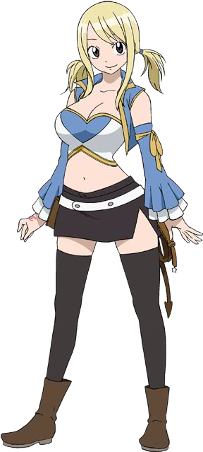 Lucy Heartfilia Full Body (424x643), Png Download