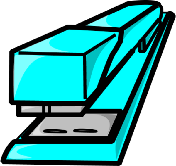 Stapler Cartoon - Cartoon Picture Of A Stapler (600x568), Png Download