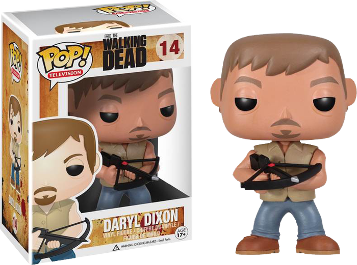 Daryl Dixon Pop Vinyl Figure - Daryl Dixon Funko (700x521), Png Download