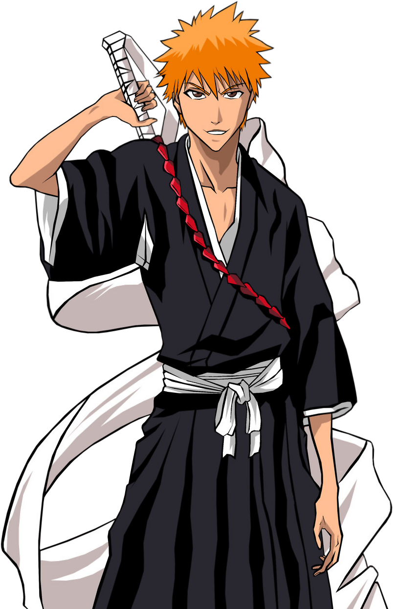 Ichigo - Kurosaki Ichigo (900x1259), Png Download