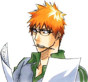 Ichigo - Ichigo Glasses (381x338), Png Download
