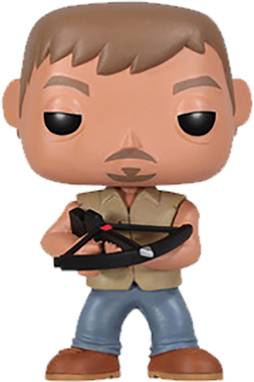 Television Daryl Dixon - Walking Dead Daryl Funko Pop (550x550), Png Download