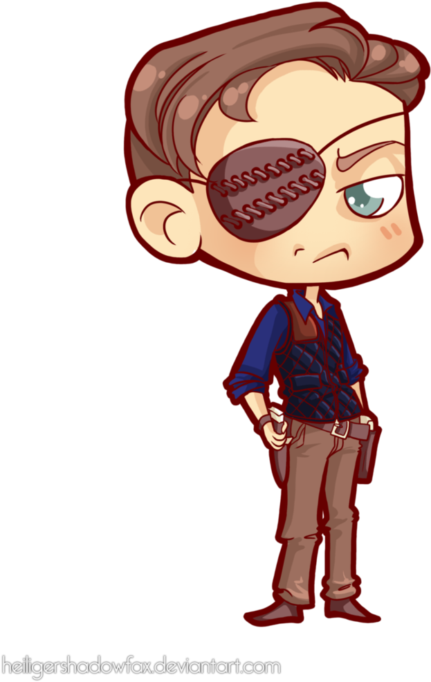 The Governor Daryl Dixon Hershel Greene Walking - Dibujos De The Walking Dead (746x1072), Png Download