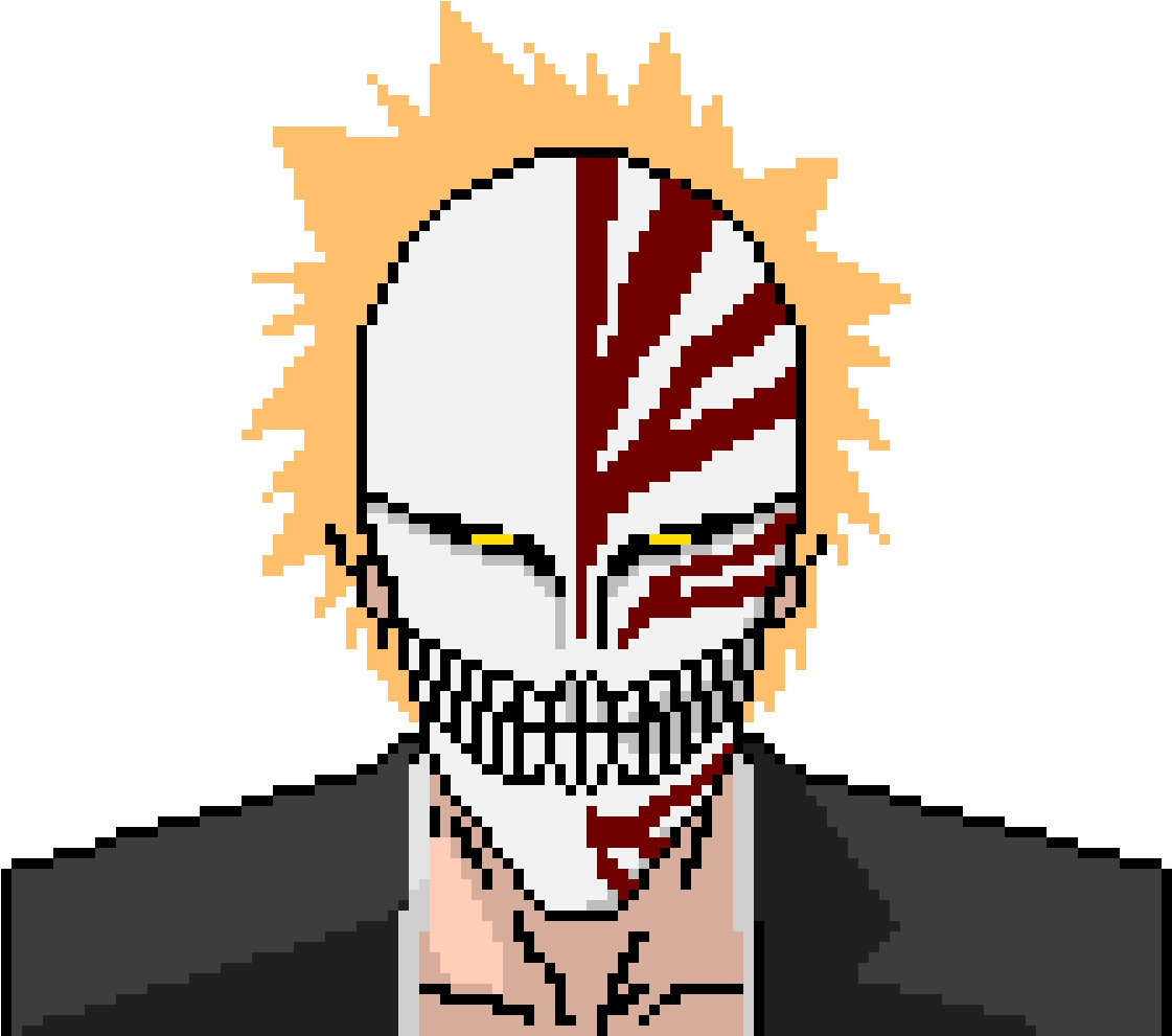Ichigo - Pixel Art (1120x1040), Png Download