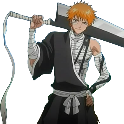 Bleach Ichigo Render (422x421), Png Download