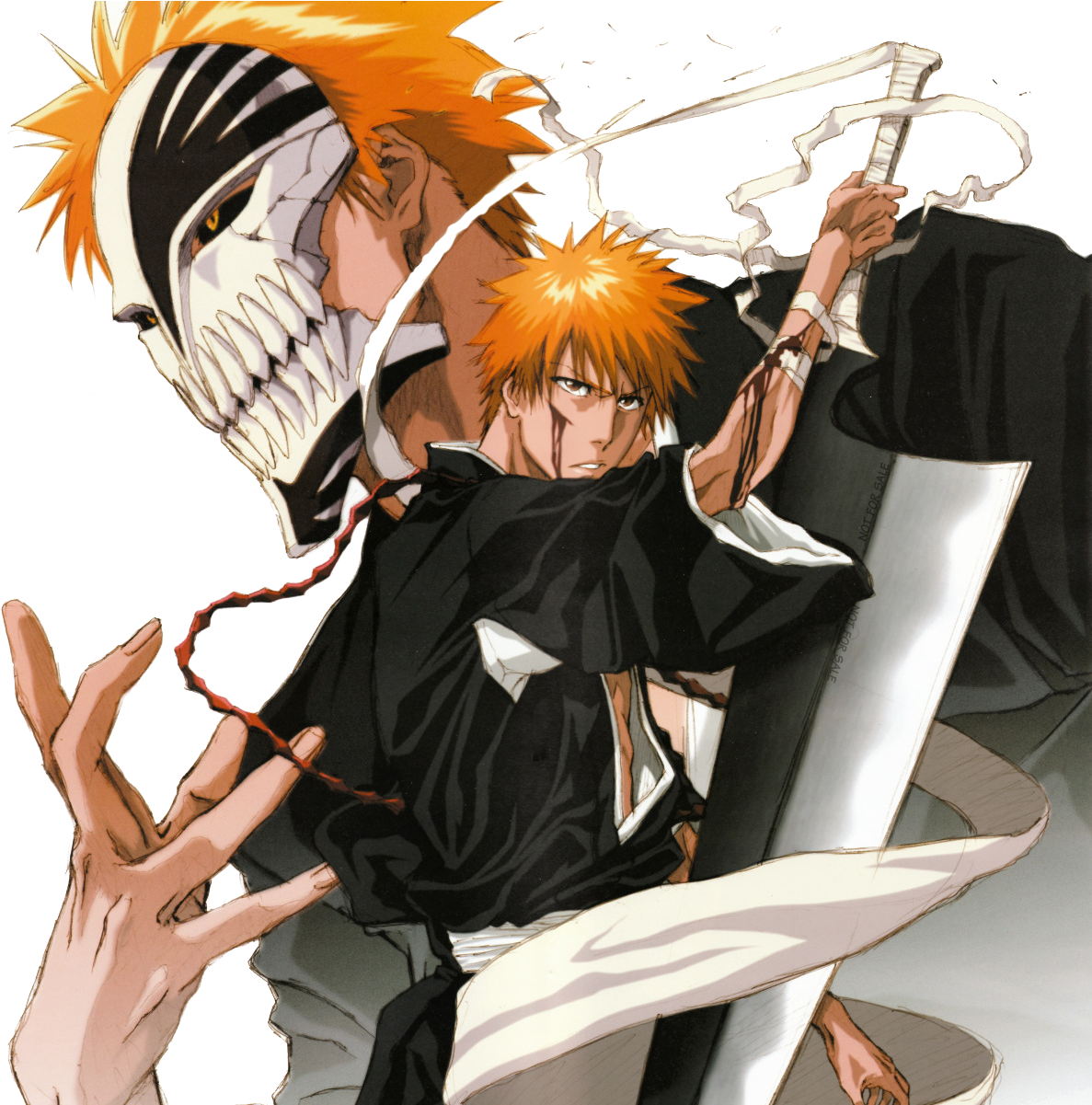 17383-anime Ichigo Vizard Wallpaper - Many Seasons Of Bleach Are There (1600x1200), Png Download