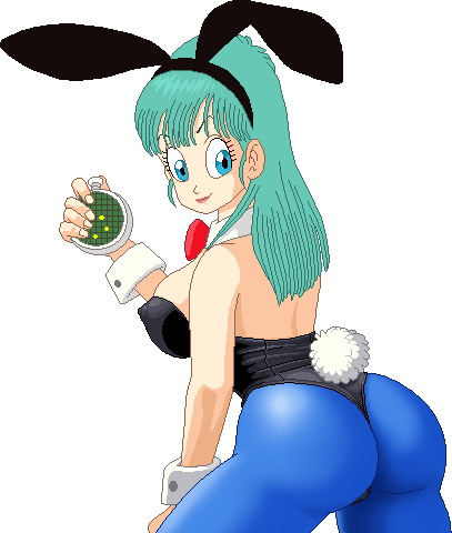Bulma - Bulma Bunny Suit Sexy (407x480), Png Download