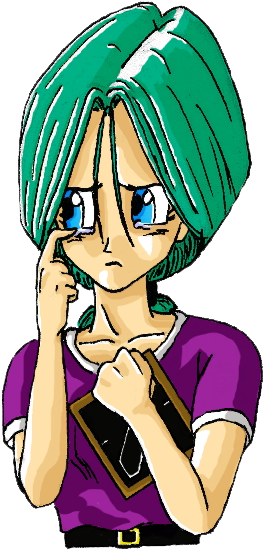 Clutching - Imagenes De Bulma Triste (303x587), Png Download