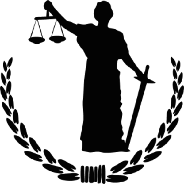 Svg Free Library Collection Of High Quality Free Cliparts - Lady Justice Silhouette Png (600x600), Png Download