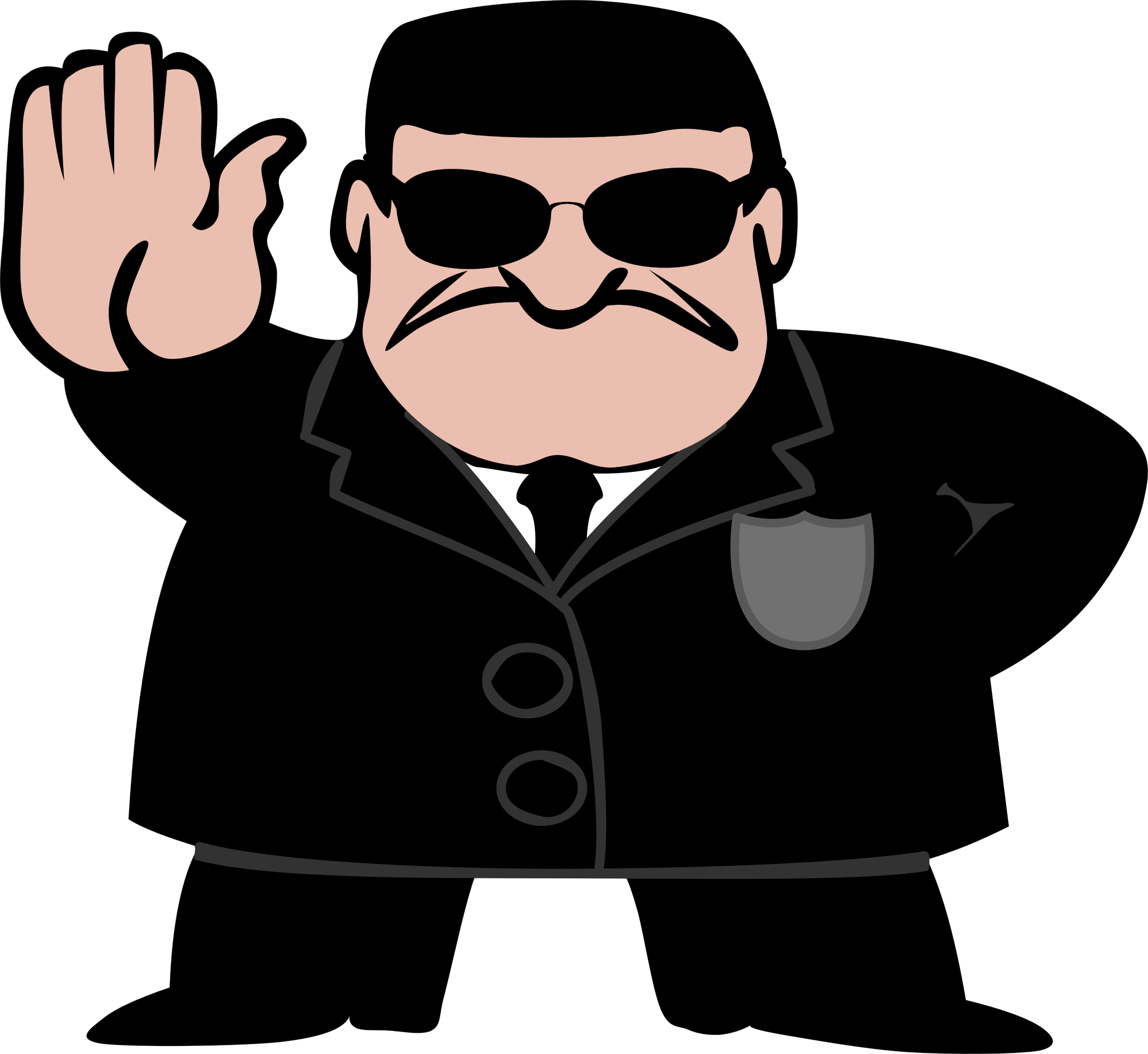 Stop Sign Png - Fbi Clipart (2000x1836), Png Download