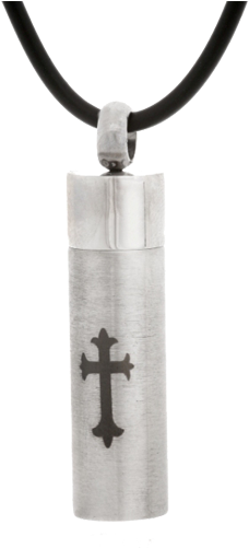 Gothic Cross Keepsake Pendant - Cremation (500x500), Png Download