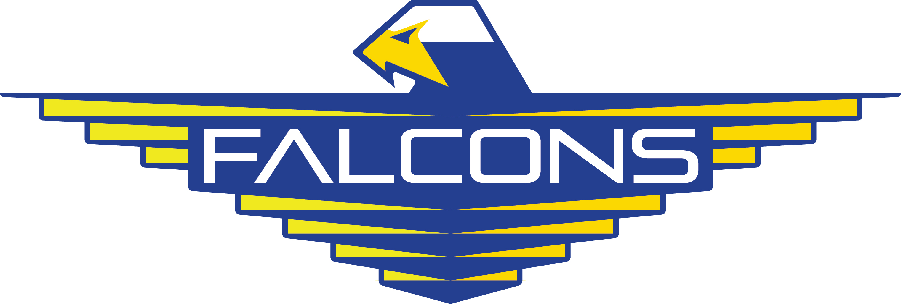 Falcons - Basketball (3041x1028), Png Download