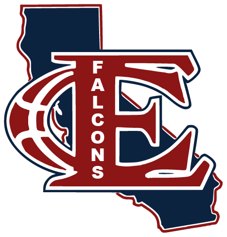 Coastal Elite Falcons - Blue (467x487), Png Download