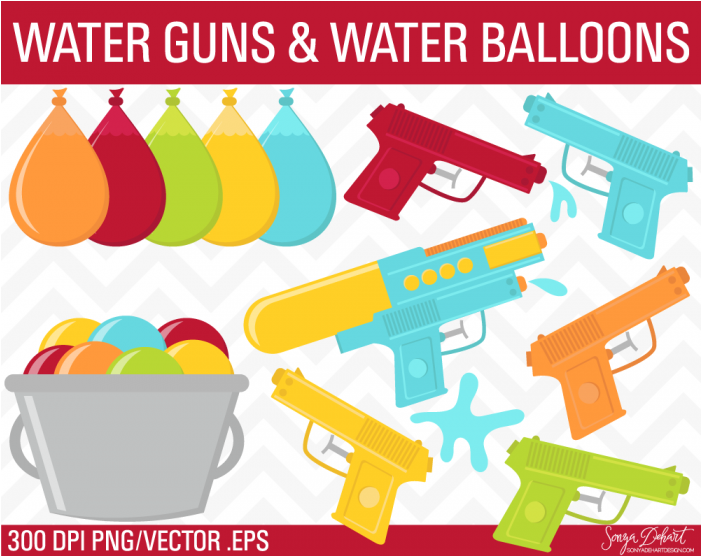 Gun Clipart Water Gun - Water Gun (700x700), Png Download
