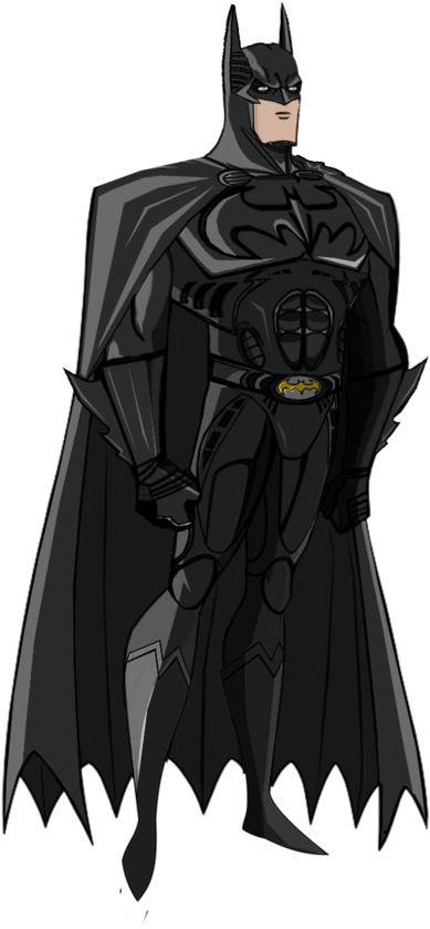 Jlu Batman Forever Sonar Suit By Alexbadass - Batman Sonar Suit Comic (400x849), Png Download