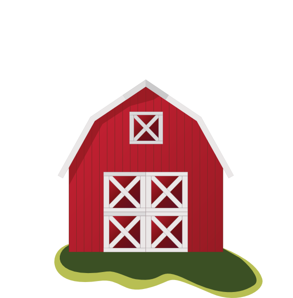 Farm Barn Clip Art Clipart Clipartcow - Red Barn Clip Art (588x597), Png Download