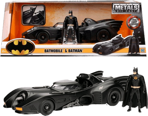 Batmobile 1989 1/24 Scale Die-cast Car Replica With - Batmobile Metals Die Cast (600x600), Png Download