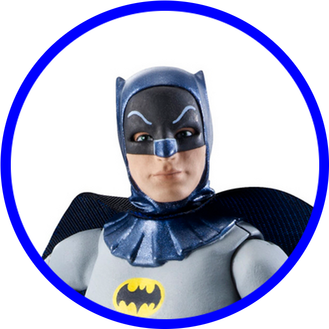 First Images Of Batman 1966 Action Figures And Batmobile - Batman 60s Action Figure (640x640), Png Download