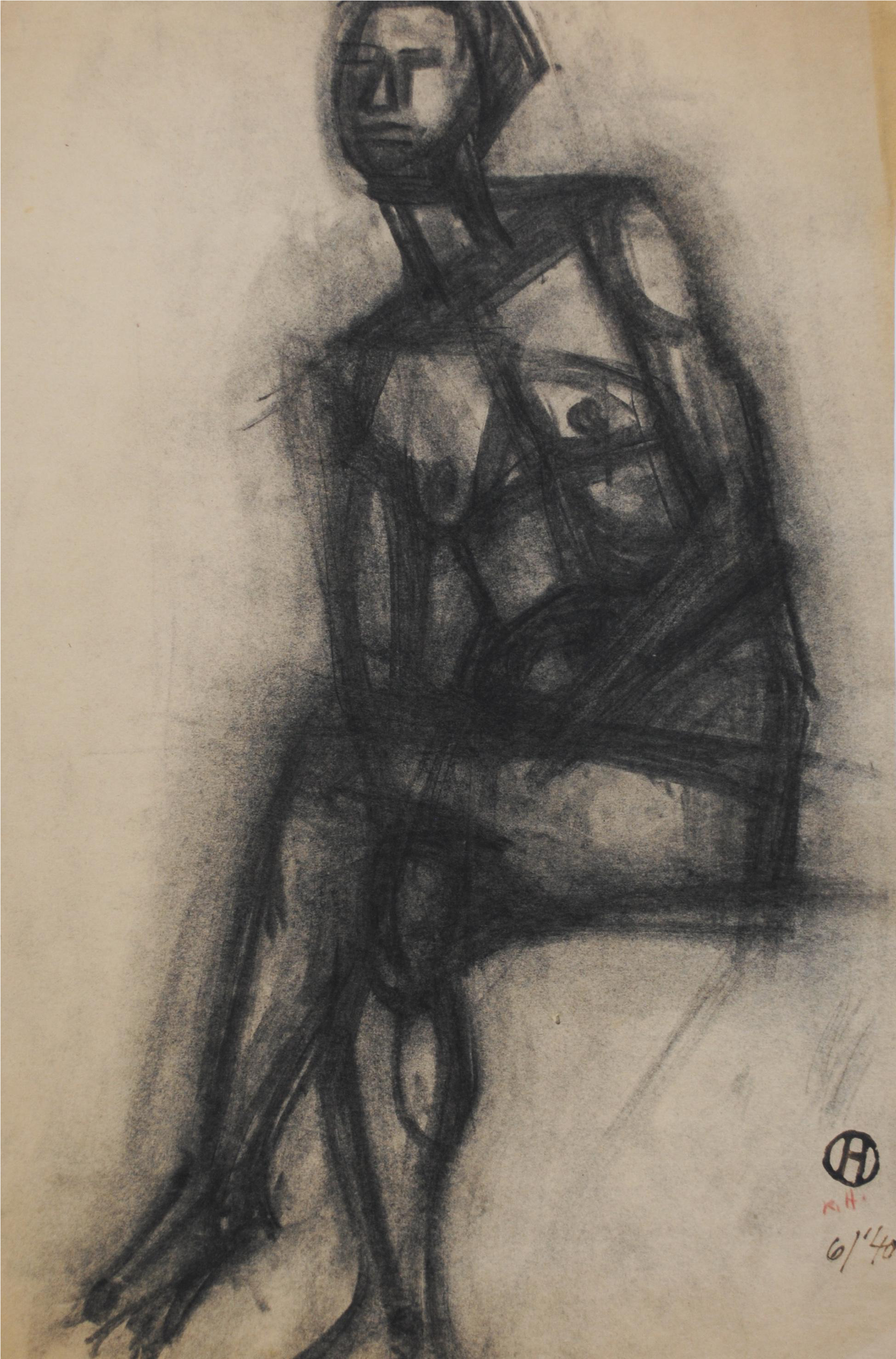 By Richard Hackett Chairish - Drawing (2169x3290), Png Download