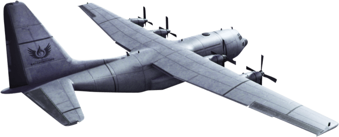 Playerunknown's Battlegrounds - Pubg Plane Png (672x272), Png Download
