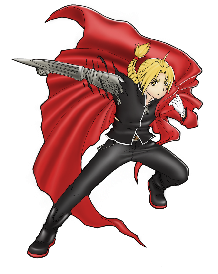 Edward Elric Full Body (900x1199), Png Download