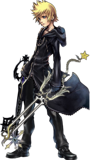 No Caption Provided - Roxas With Oathkeeper And Oblivion (300x529), Png Download