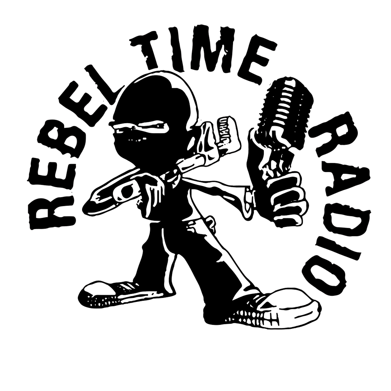 Put On Yer Punk Faces Because Rebel Time Radio Has - Rebel In Time (1400x1400), Png Download