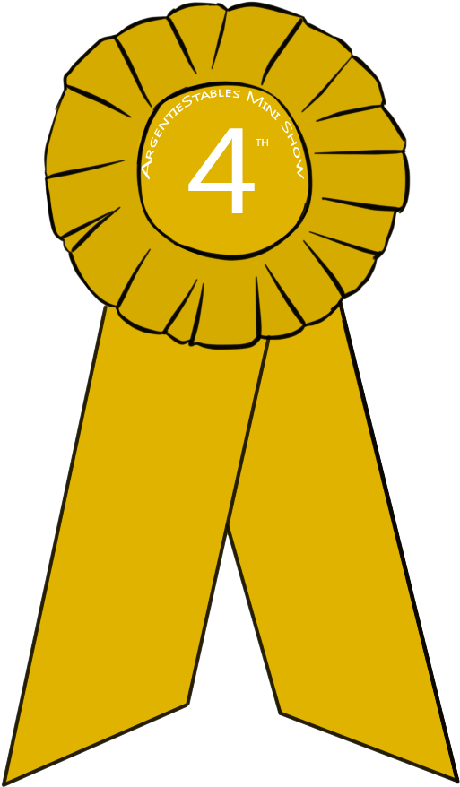 Th Place Ribbon - Clip Art (565x981), Png Download