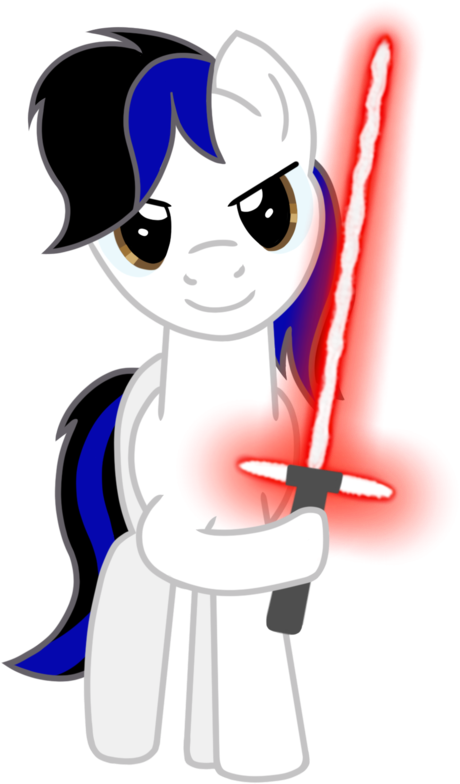 Gleam With His Crossguard Lightsaber By Gleamy - Library (774x1032), Png Download