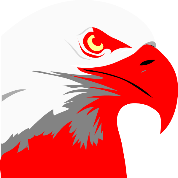 Red Eagle Png Clip Art (600x597), Png Download