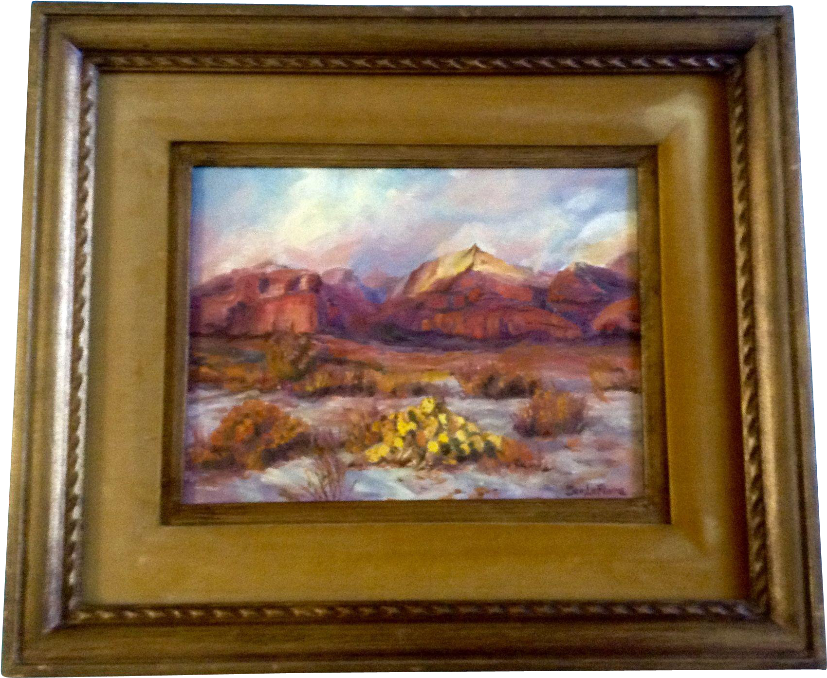 Dee Lefevre, Oil Painting On Canvas Board, Landscape, - Oil Painting (1698x1698), Png Download