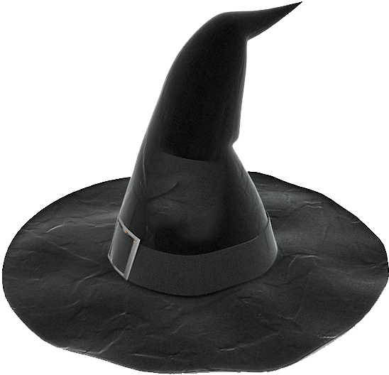 Witches Hat Png Image - Witch Hat Transparent Background (577x537), Png Download