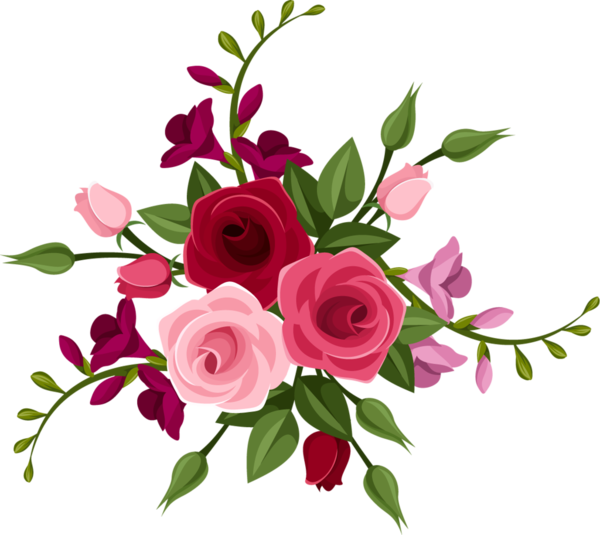Фото, Автор Nina393 На Яндекс - Elegant Flowers Clip Art (600x535), Png Download
