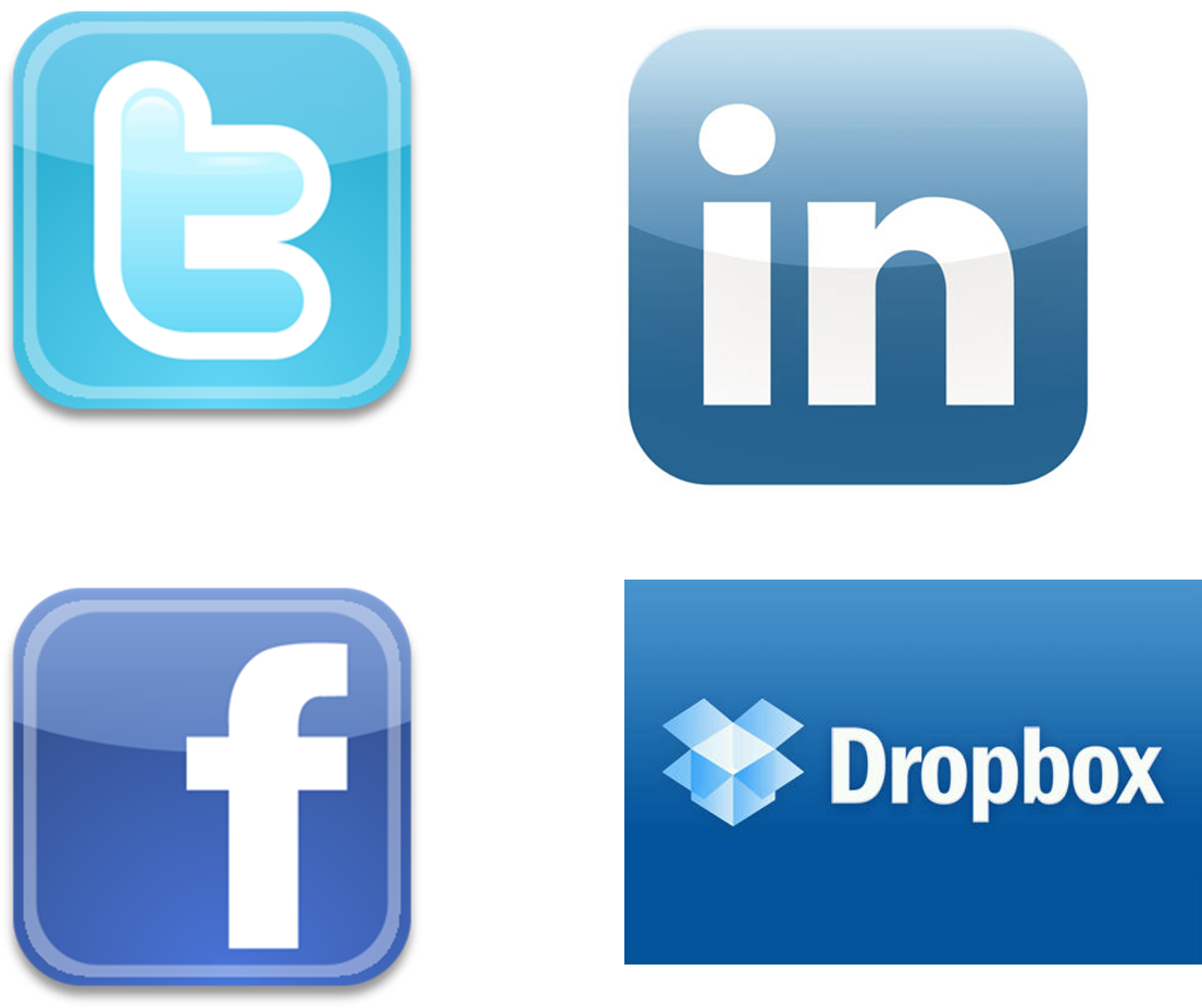 Twiter Linkedin And Icon - Logo Facebook Y Linkedin (1112x934), Png Download