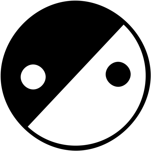Yin Yang Png Transparent Image - Yin And Yang (500x500), Png Download