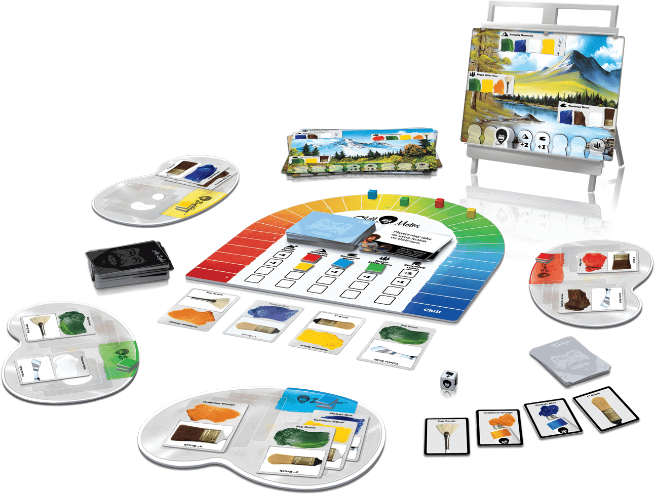 Big G Creative - Bob Ross Art Of Chill Game (1293x976), Png Download