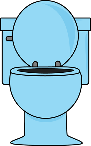 Cartoon Toilet Clip Art Clipart Kid - Toilet Clipart (312x500), Png Download