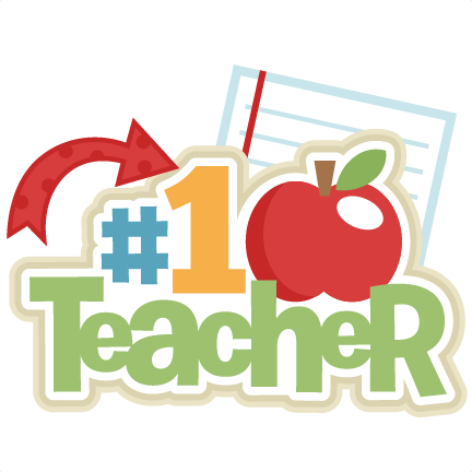 # 1 Teacher Svg Scrapbook Title School Svg Cut Files - Miss Kate Cuttables Teacher (432x432), Png Download