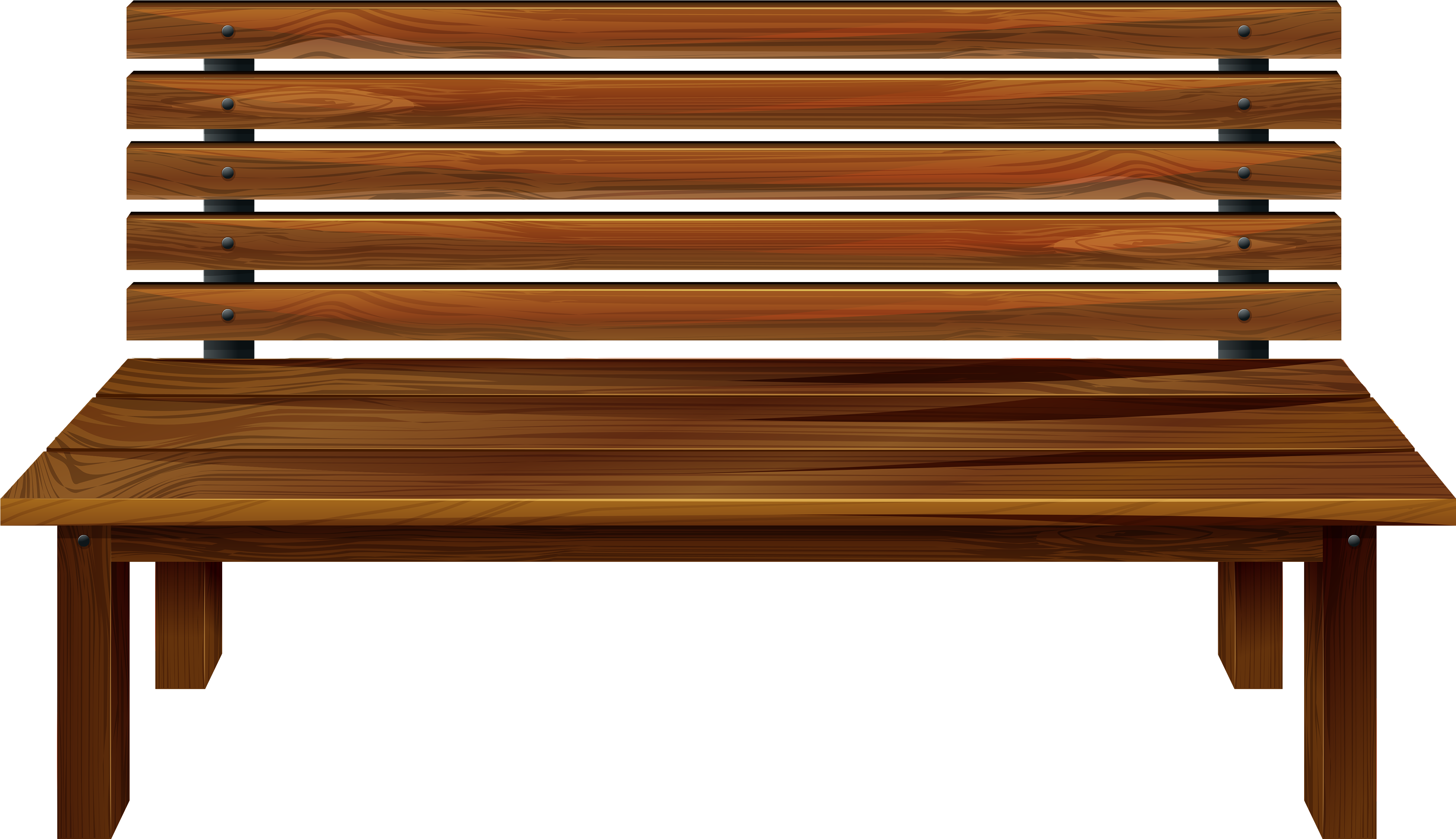 Wooden Bench Png Clipart - Bench Png (4000x2312), Png Download