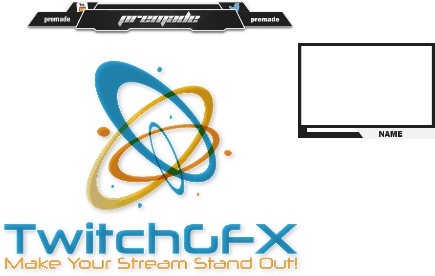 Blank Free Twitch Overlay - Twitch.tv (1280x720), Png Download
